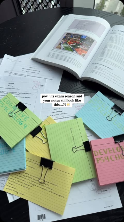 Instagram post by @alevelhelp.32 for Wondershare PDFelement. Caption reads: AD pov : its exam season and your notes still look....