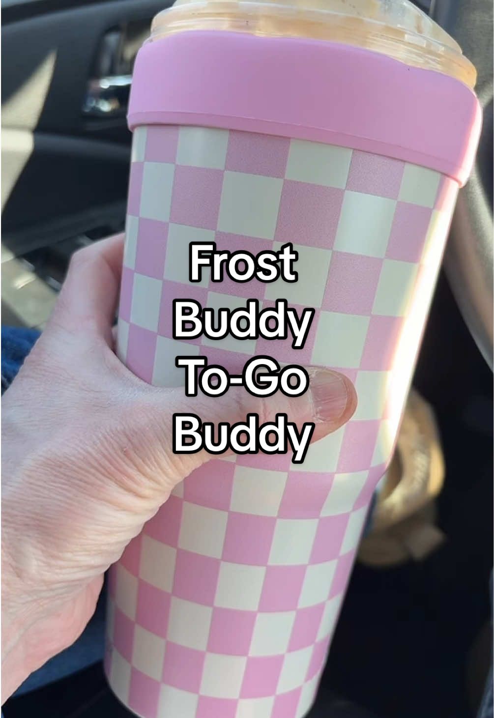 TikTok post by @wintheinch_wintheday for FrostBuddy. Caption reads: [...] coffee hot too ☕️#icedcoffee #soda....