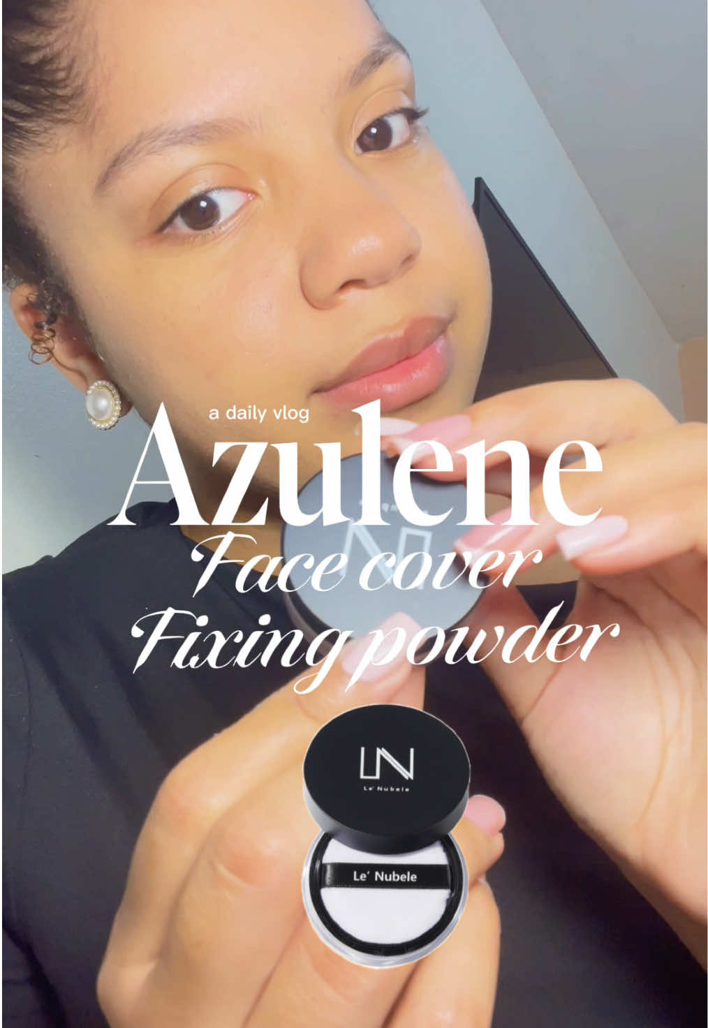 TikTok post by @wandageorgina for Lenubele. Caption reads: I love it ✨ #lenubele #lenubelepowder....