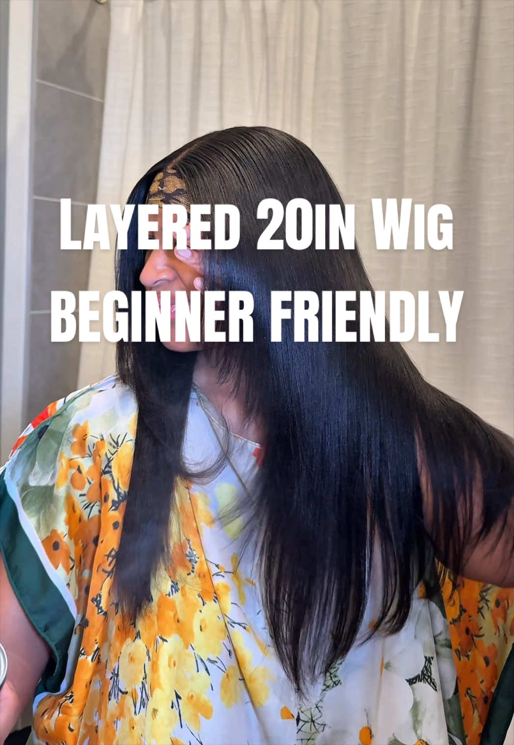 TikTok post by @lexjanae._ for ISEE Hair. Caption reads: [...] Tpart Bob Yaki Straight Wig 20in from....