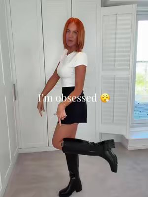 TikTok post by @lianneclaire38 for Loud Look. Caption reads: [...] #womensboots #outfitinspo #autumnstyle....