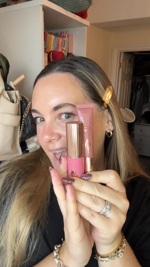 Instagram post by @our_jersey_life for The Mum Edition. Caption reads: New blush combo unlocked!! Matte Blush Wand in....