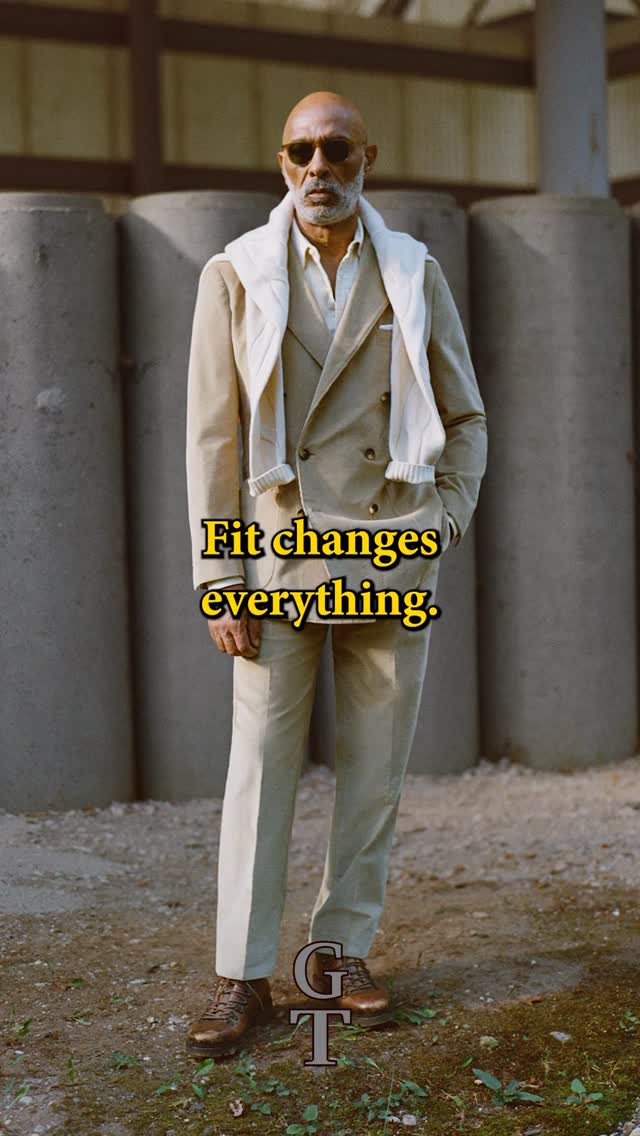 Instagram post by @gentlemenstake for Proper Cloth. Caption reads: Fit is King. In partnership with....