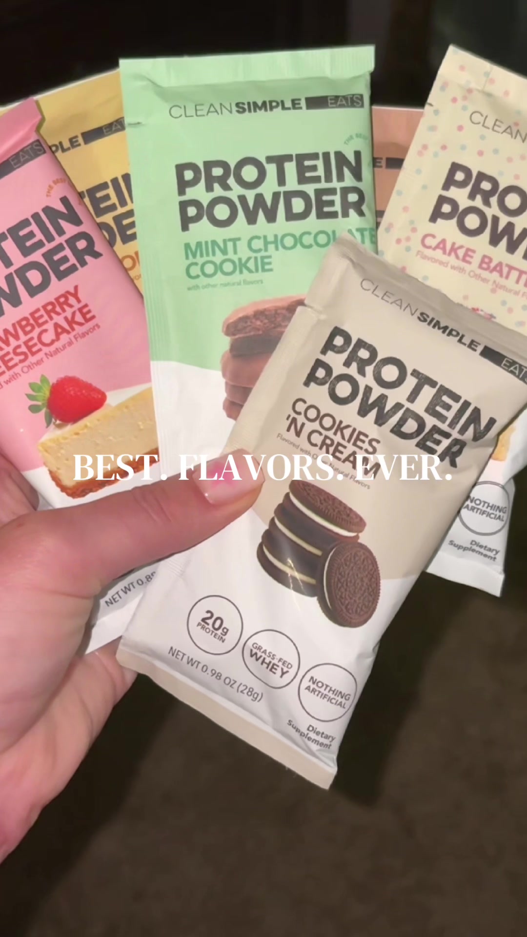 TikTok post by @jocelynfears for Clean Simple Eats. Caption reads: @Clean Simple Eats the best flavors EVER…....