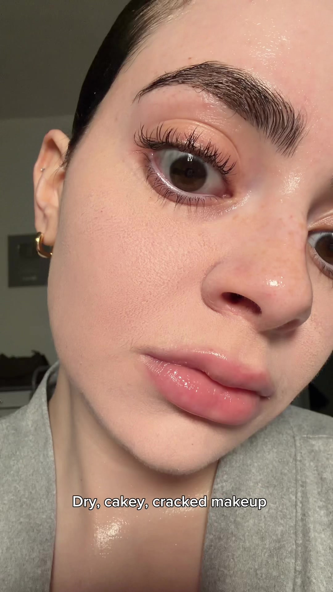 TikTok post by @monamakeupdoll for Haruharu Wonder. Caption reads: [...] in my makeup routine ✨ The NAD+ Mist from....