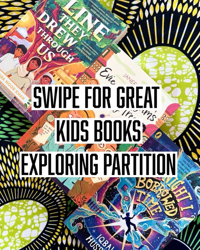 Instagram post by @claire_linney for Puffin Books. Caption reads: Three fantastic kids books exploring an important....