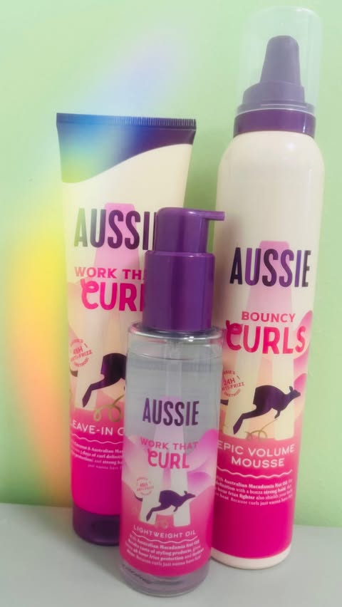 Instagram post by @motherhoodwithbeth for Aussie Hair. Caption reads: [...] is a lifesaver! This is where the....