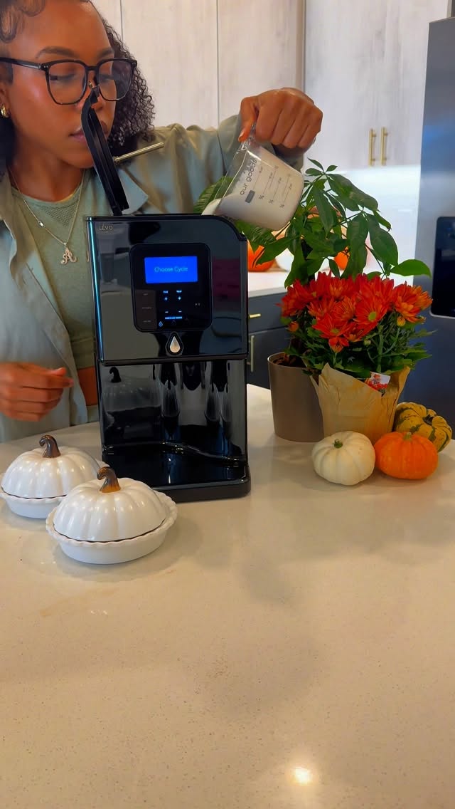 Instagram post by @autumncieraa_ for LĒVO. Caption reads: Day 1 of Pumpkin Spice & Everything Nice
This Chai....