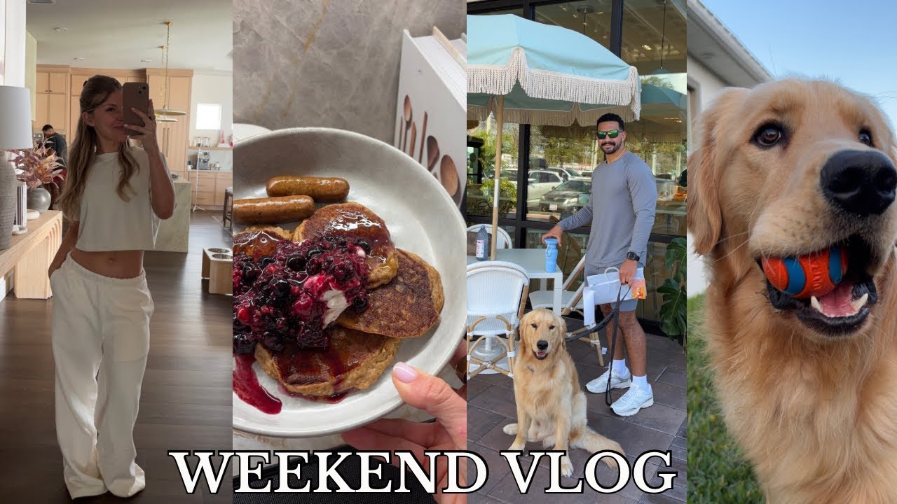 YouTube post by @SydneyAdams for 1UP Nutrition. Caption reads: WEEKEND VLOG: time at home, World Market haul,....