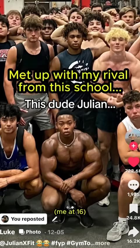 Instagram post by @julianxf1tness for Evogen Nutrition. Caption reads: Had mad fun filing with my boy @gravynomuscle ,....