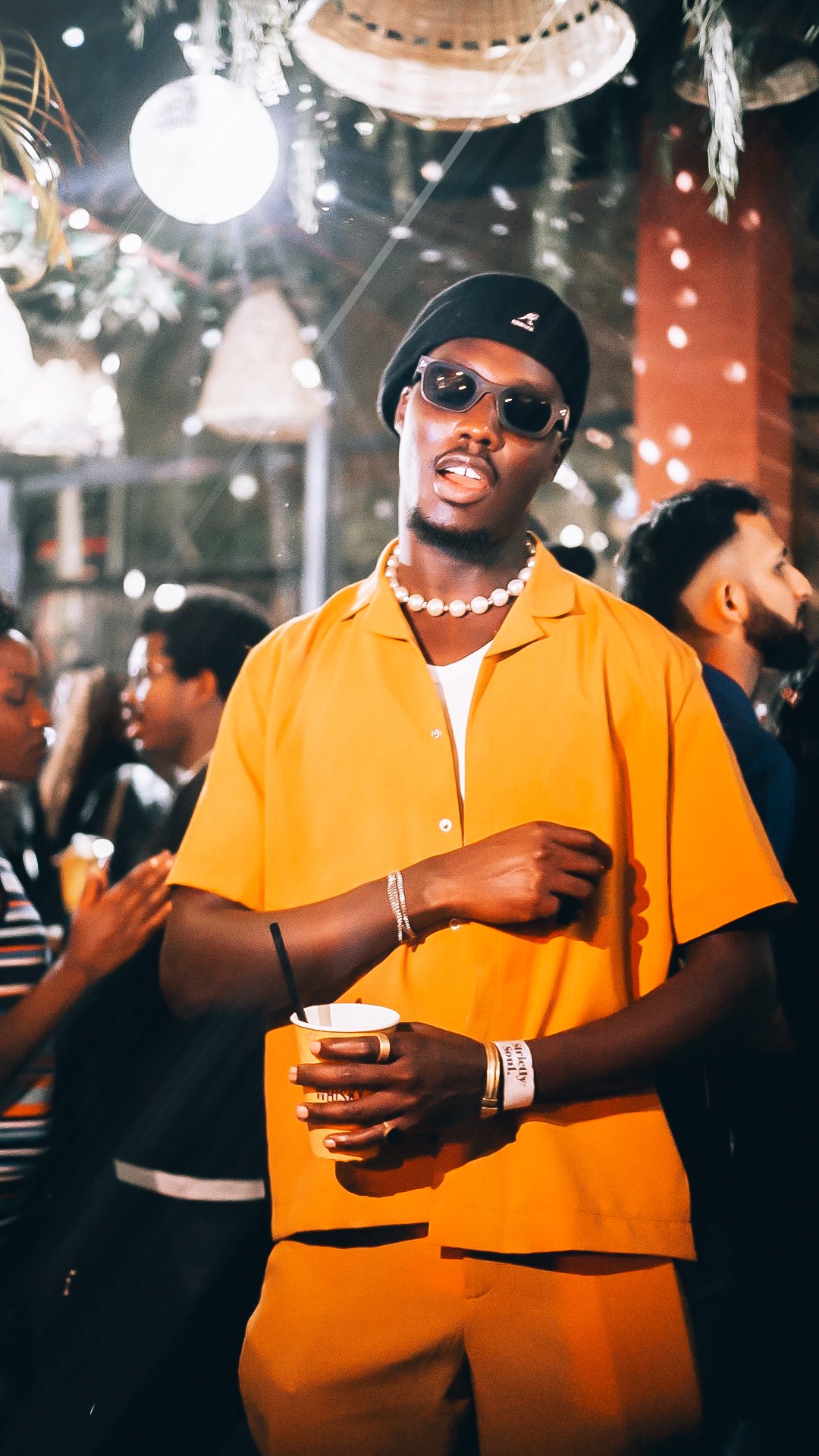 Instagram post by @mr.kiprotich for Johnnie Walker. Caption reads: An unforgettable evening with Johnny Walker Blonde....