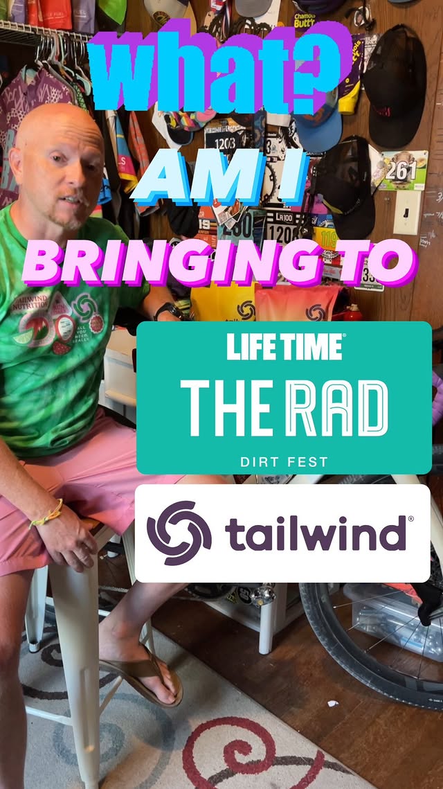 Instagram post by @theraddirt for Tailwind Nutrition. Caption reads: [...] heading out with my friends from....