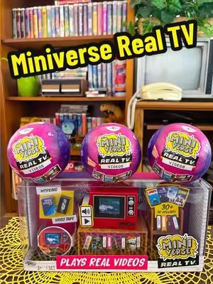 TikTok post by @disneysweetstuff for Miniverse. Caption reads: [...] of the CUTEST retro toys ever!! The....