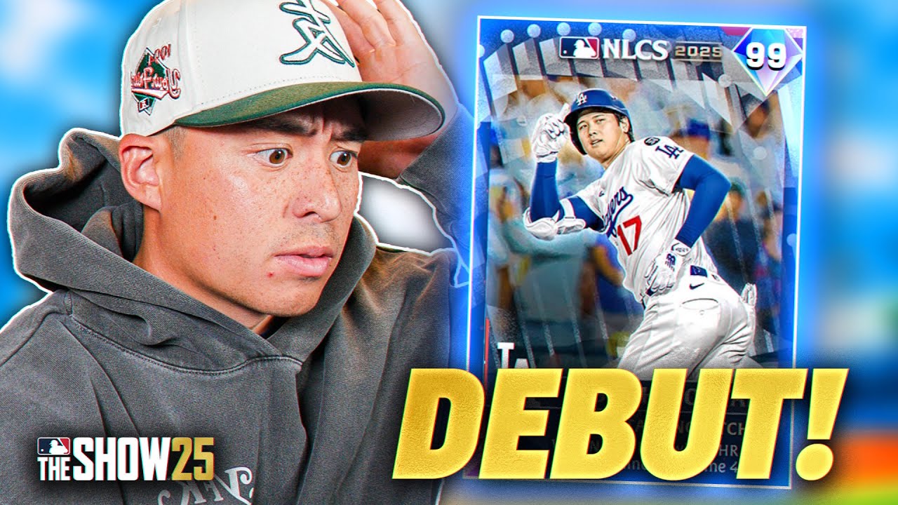 YouTube post by @YourFriendKyle for KontrolFreek. Caption reads: Is 99 Shohei Ohtani the Best Card of All Time?.