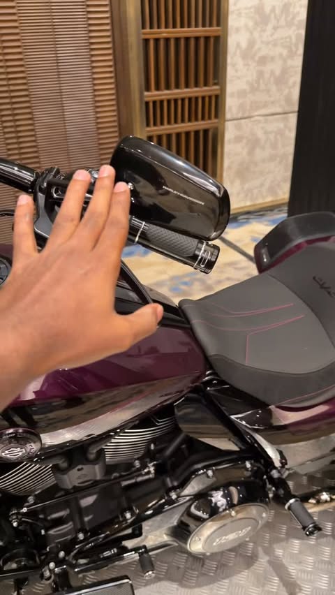 Instagram post by @arunsmoki for Harley-Davidson. Caption reads: Mention That Rich Boy ☠️ Most expensive....