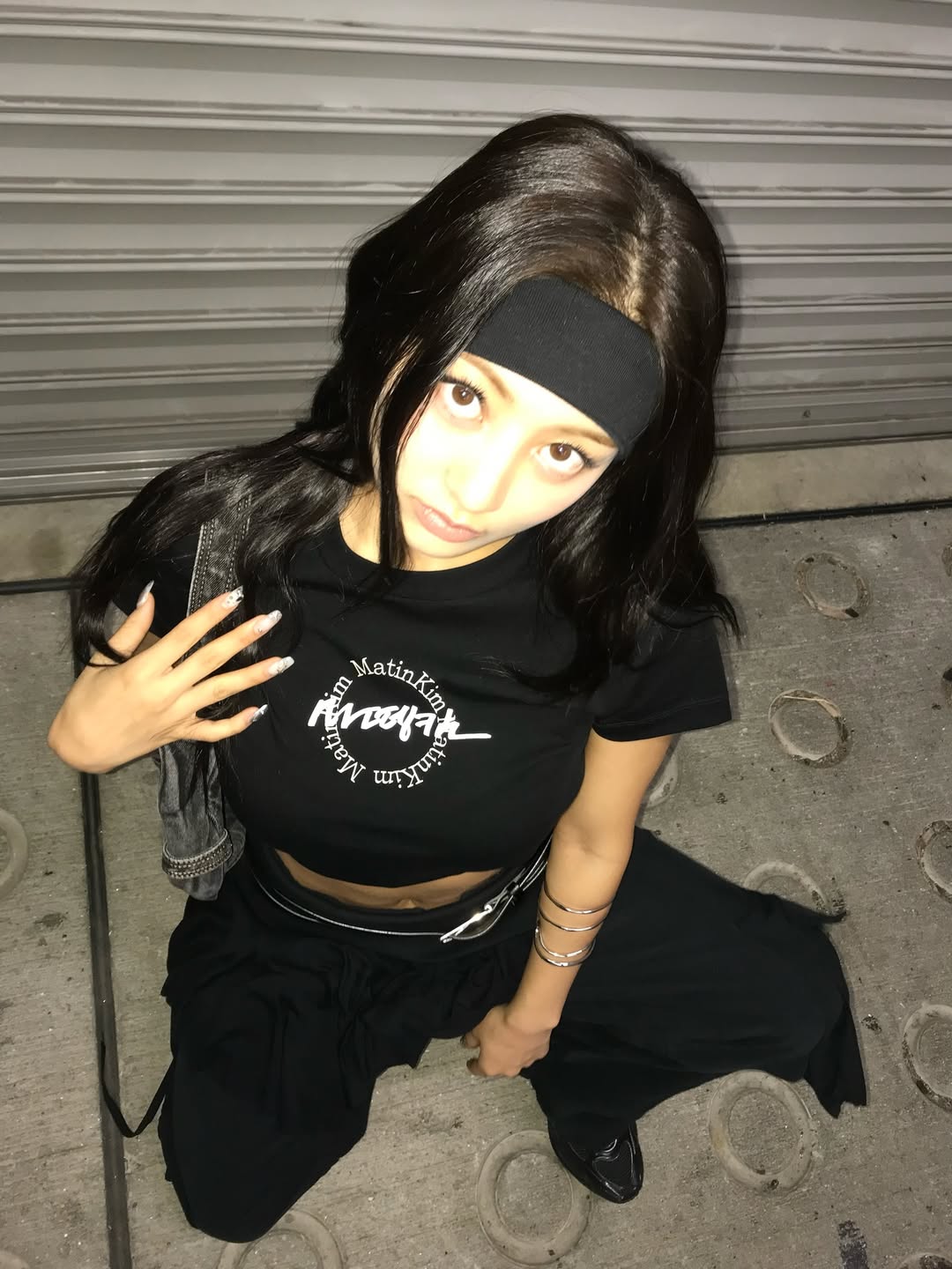 Instagram post by @_zyozyo for MatinKim. Caption reads: New Logo🖤 
#ad @matinkim_magazine....