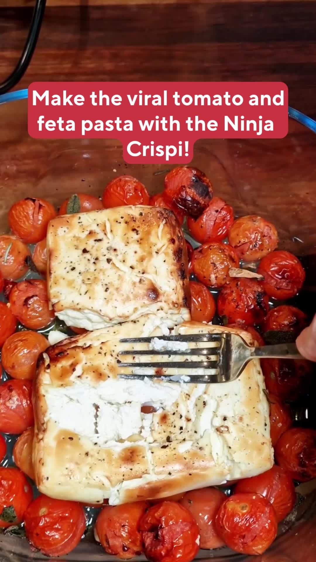 Instagram post by @eilidhnairntv for Qvc. Caption reads: Watch Eilidh whip up the viral feta tomato pasta....