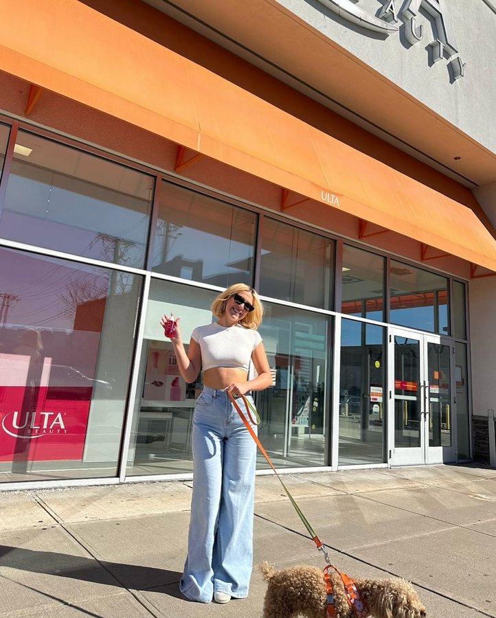 Instagram post by @milliebobbybrown for florence by mills. Caption reads: @florencebymills NEW love core hair & body mist....