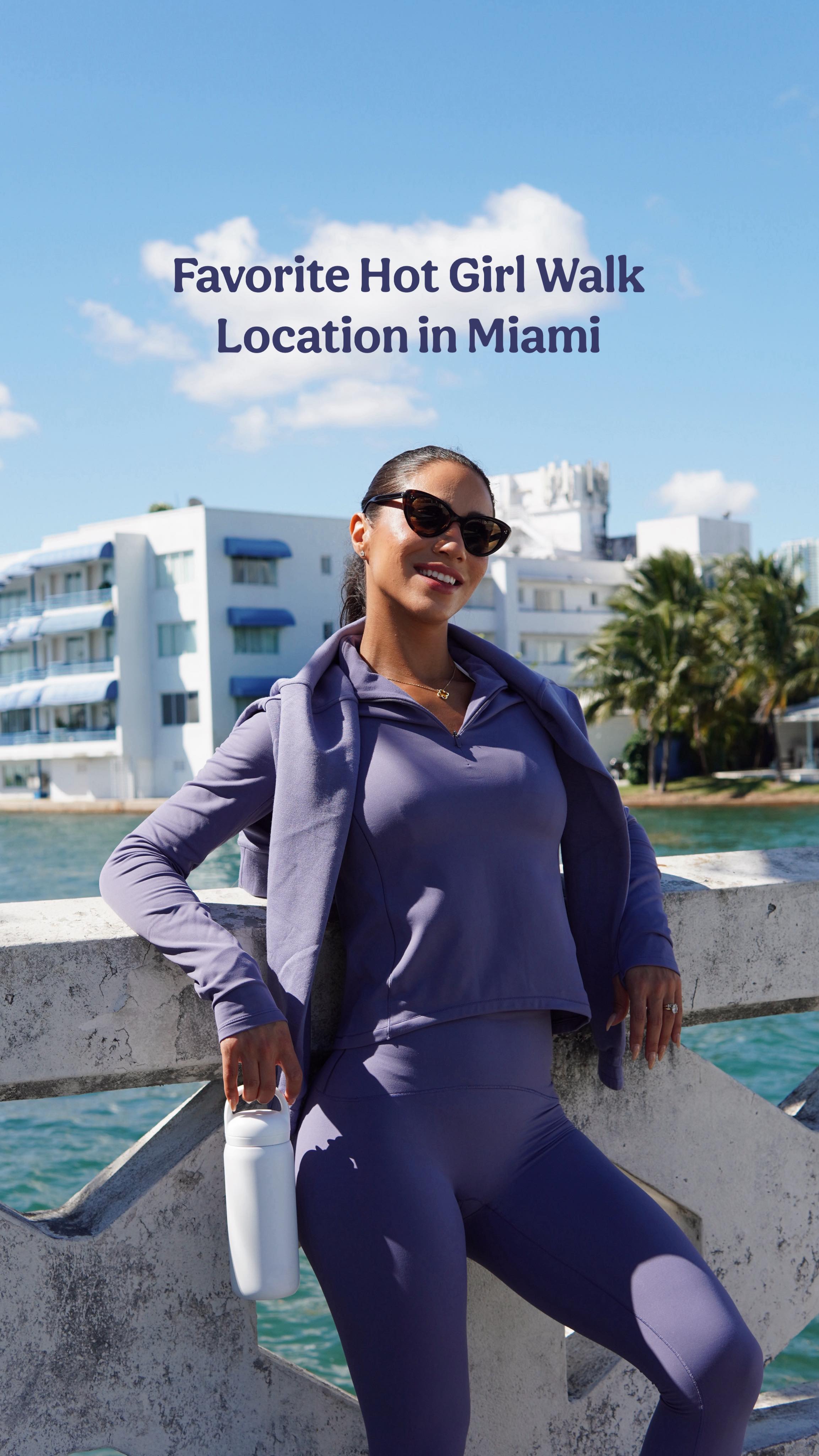 Instagram post by @erikawheaton for SPANX. Caption reads: Fall in Miami = Morning Pilates, long walks by the....