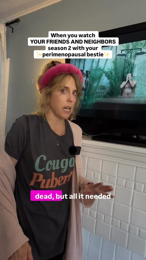 Instagram post by @thegarbagemom for Apple TV. Caption reads: [...] woman over 40?? I feel SEEN. #AppleTVPartner....