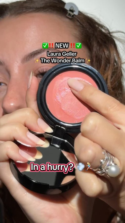 Instagram post by @roseandben for – Laura Geller. Caption reads: AD✨ The NEW @lauragellerbeauty ✨ The Wonder Balm ✨....