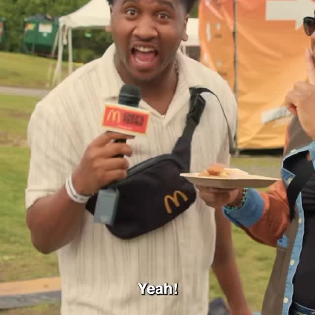 Instagram post by @thatboyfunny for McDonald's. Caption reads: #Ad @rootspicnic, y’all understood the assignment!....