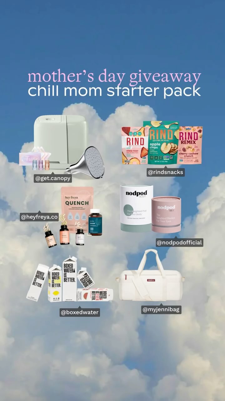Instagram post by @myjennibag for RIND Snacks. Caption reads: ❤️Closed❤️💖MOM’S DAY GIVEAWAY 💖

This Mother’s....