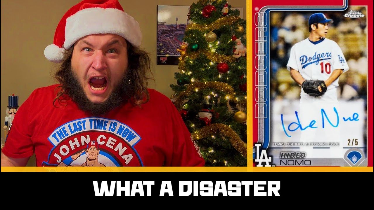 YouTube post by @GripnRipSportsCards for Smackin' Sunflower Seeds. Caption reads: 2025 TOPPS CHROME UPDATE JUST CAUSED MAJOR....