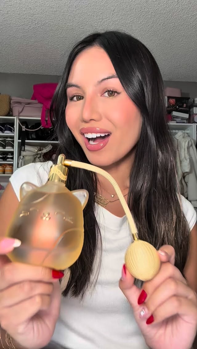 Instagram post by @jayka.noelle for Squishmallows. Caption reads: Creamy, cozy and sweet. Whisked Away by....