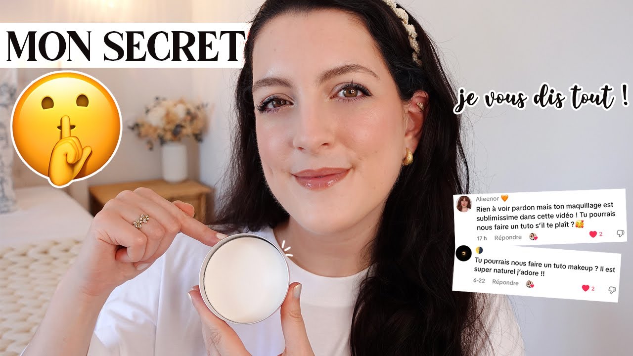 YouTube post by @LOdoesmakeup for Typology. Caption reads: [...] de l’âge SPF 50 - TYPOLOGY : Le sérum teinté....