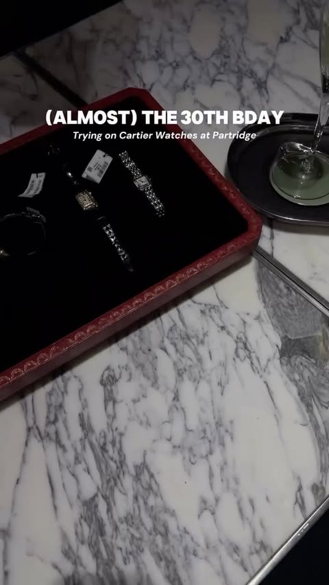 Instagram post by @allukasakuraa for Cartier. Caption reads: [...] soon and I’ve been eyeing up the @cartier....