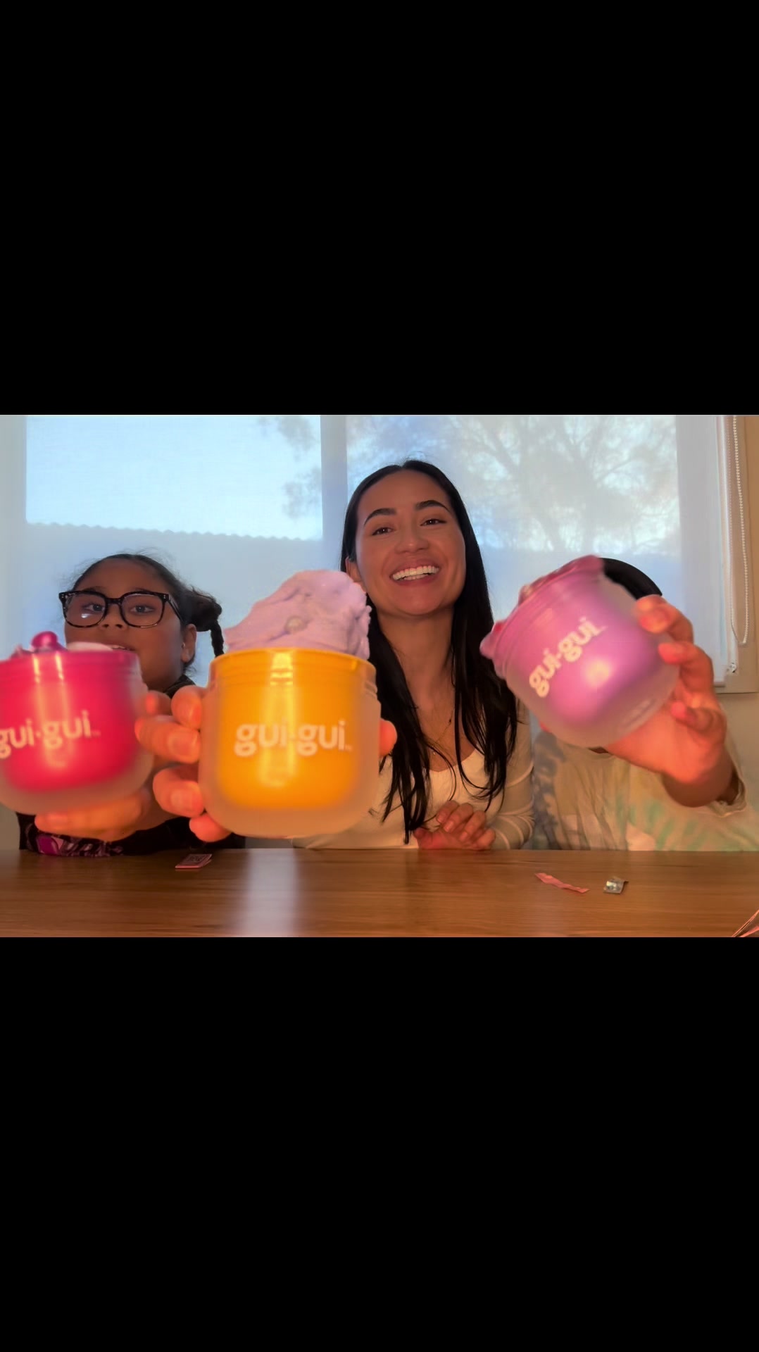 TikTok post by @tashdelrosario for MooseToys. Caption reads: Who had more fun with the @MooseToys Gui Gui....