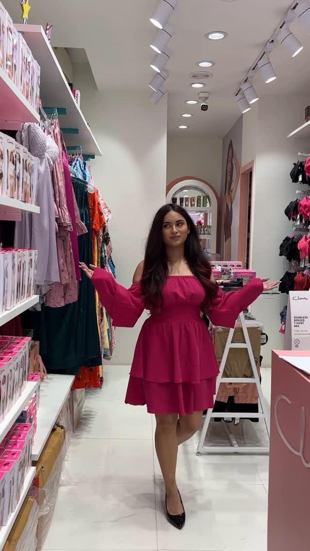 Instagram post by @rhythmrawal for Clovia. Caption reads: Tried on comfort, confidence, and a whole lotta....