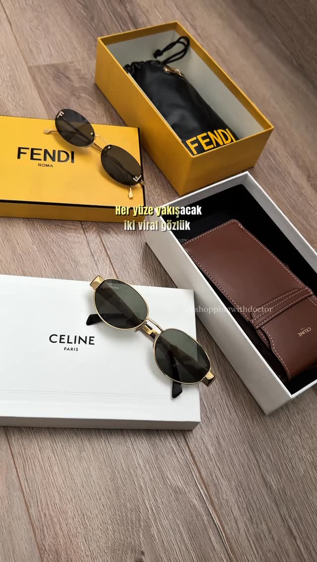 Instagram post by @shoppingwithdoctor for Fendi. Caption reads: En sevdiğim alışverişlerden birisi kesinlikle....