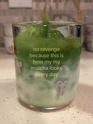 TikTok post by @certifiedmomojojo for Matcha Sunday. Caption reads: [...] #matcha #microfoam #matchalatte....