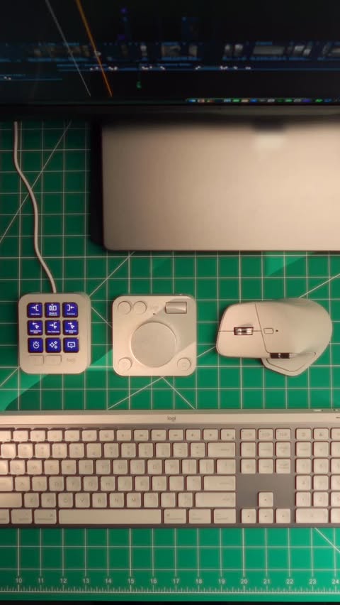 Instagram post by @daniel.schiffer for Logitech. Caption reads: Absolutely loving the @logitech MX ecosystem for....