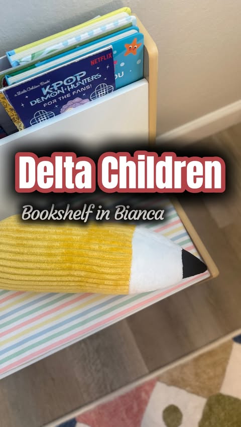 Instagram post by @hellofromseda for Delta Children. Caption reads: [...] updates to our home. 🤍 We chose the Delta....