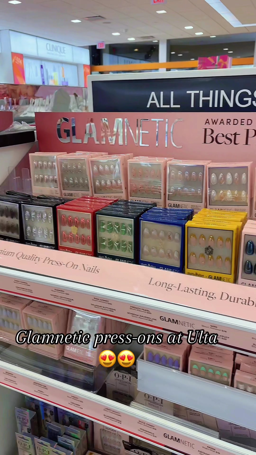 TikTok post by @madelynrenaeb for Glamnetic. Caption reads: The Harry Potter sets are sooo cute! @Ulta Beauty....