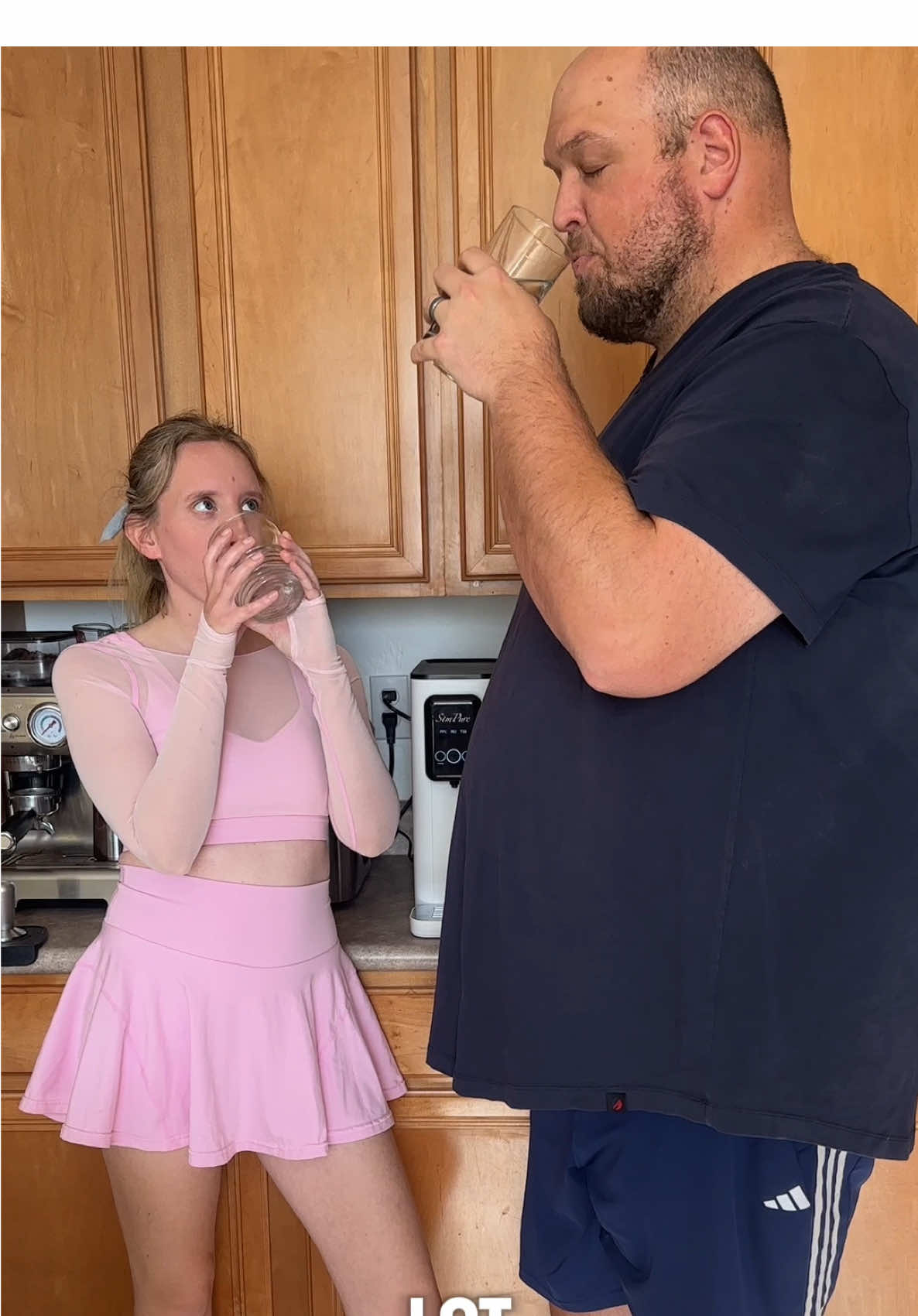 TikTok post by @lynwithoutline for SimPure. Caption reads: [...] us 💧  CAROLYNY9T gets you 36% off ‼️....