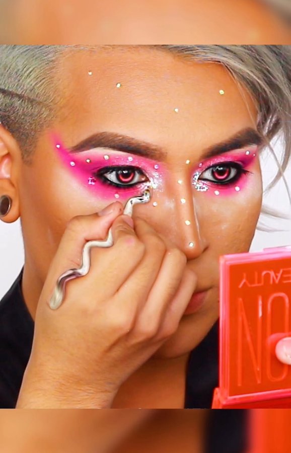 Instagram post by @edgarsmakeup for Beautycon. Caption reads: Will you be attending @beautycon LA on August 10 +....