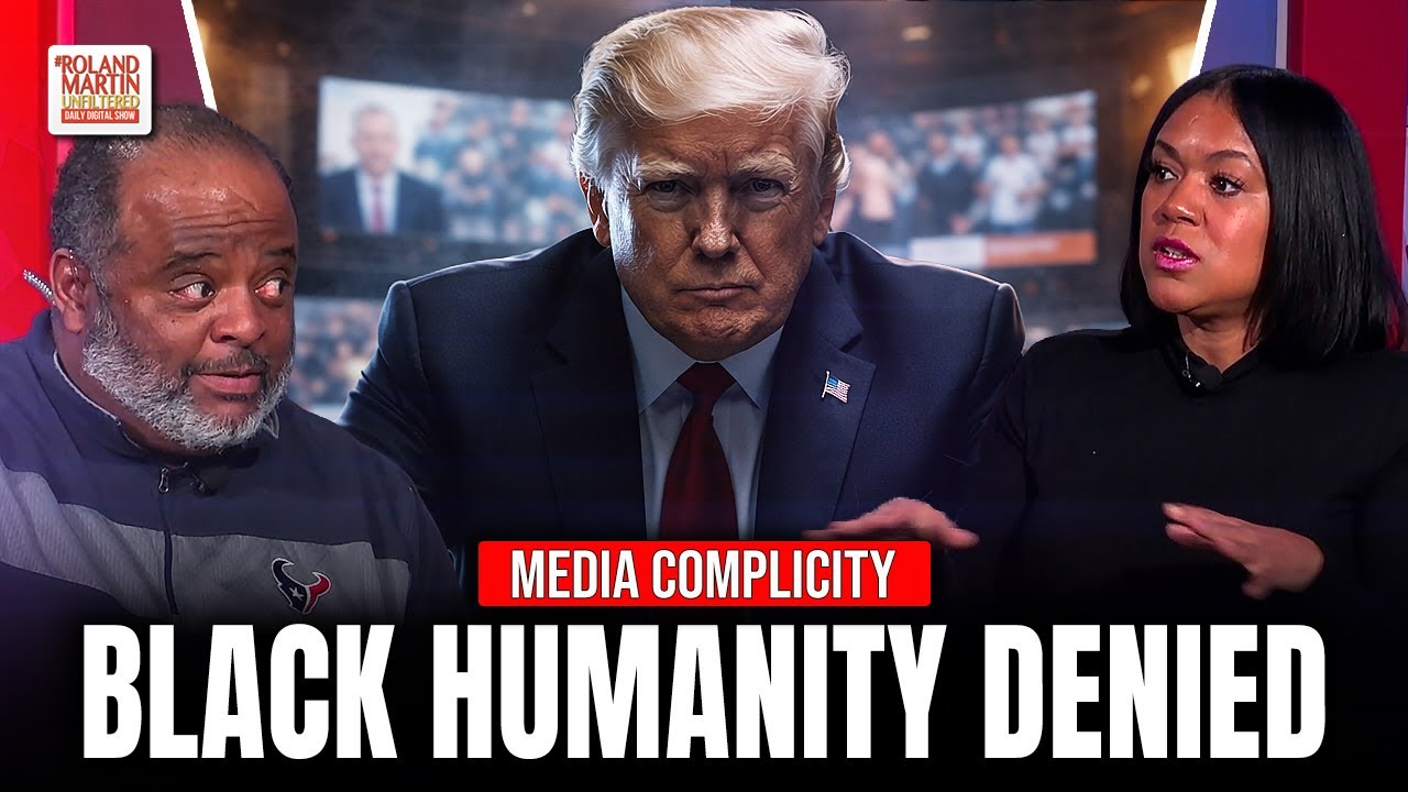 YouTube post by @rolandsmartin for Hachette Book Group. Caption reads: Tiffany Cross Exposes How Media Normalized Attacks....