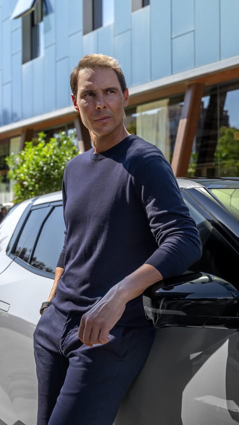 Instagram post by @rafaelnadal for Kia. Caption reads: [...] @australianopen make you Move....