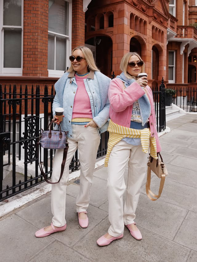 Instagram post by @oliviaandalice for Joules. Caption reads: [...] but with a fresh colour palette by @joules....