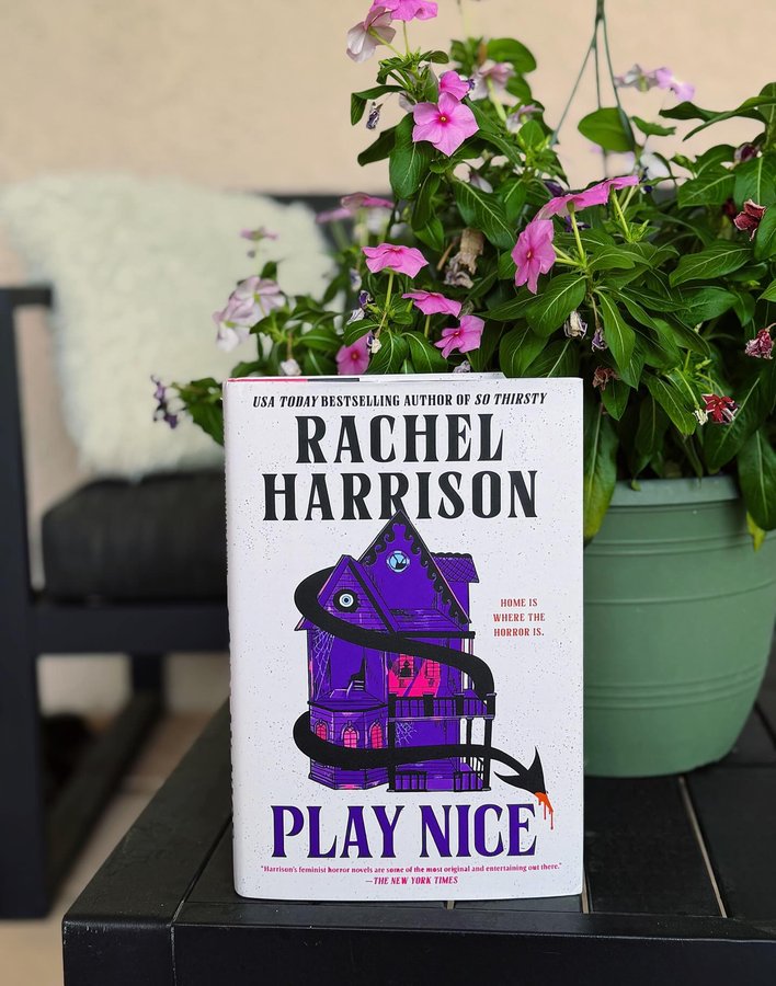Instagram post by @rumi.nations for Berkley Publishing Group. Caption reads: I loved PLAY NICE by @rachelharrisonsghost. Like....