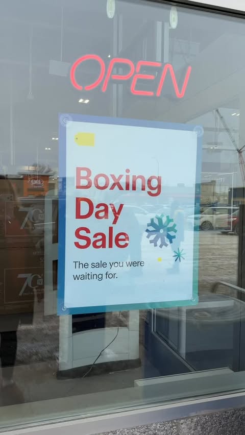 Instagram post by @couponcutiecanada for Best Buy. Caption reads: Boxing Day deals are on @bestbuycanada from....