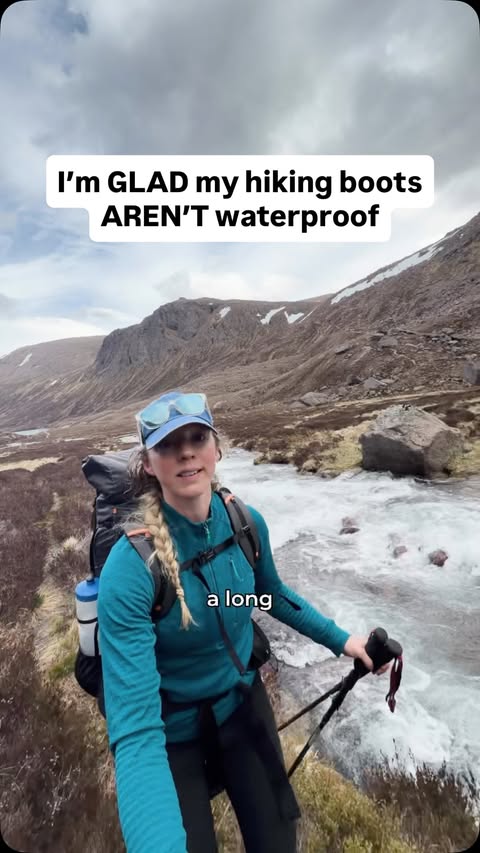 Instagram post by @fitforadventure_ for VIVOBAREFOOT. Caption reads: My hiking boots are the @vivobarefoot Tracker....