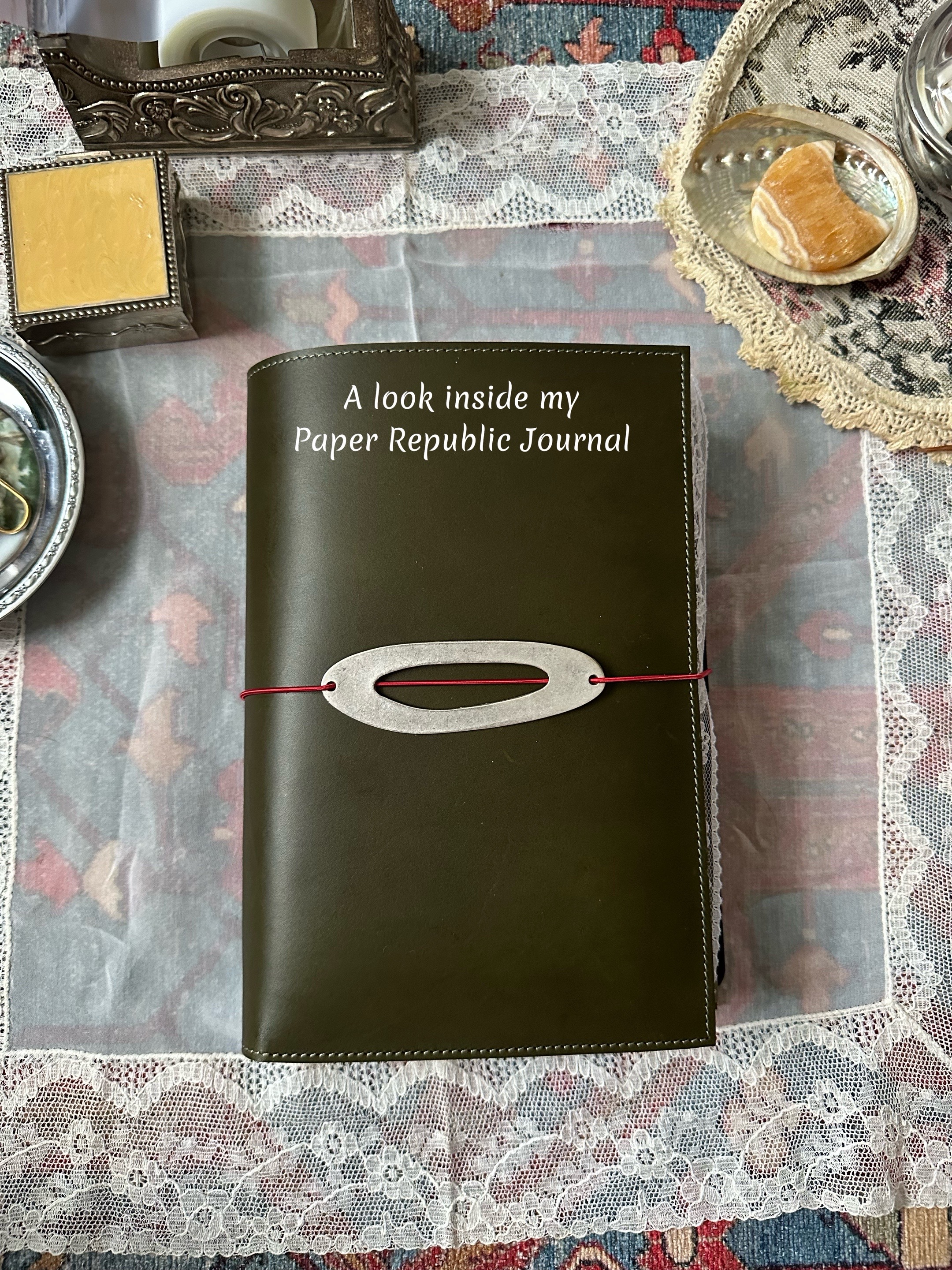 TikTok post by @ladamedelalune for paper republic. Caption reads: (Gifted) A tour of my new @paper republic....