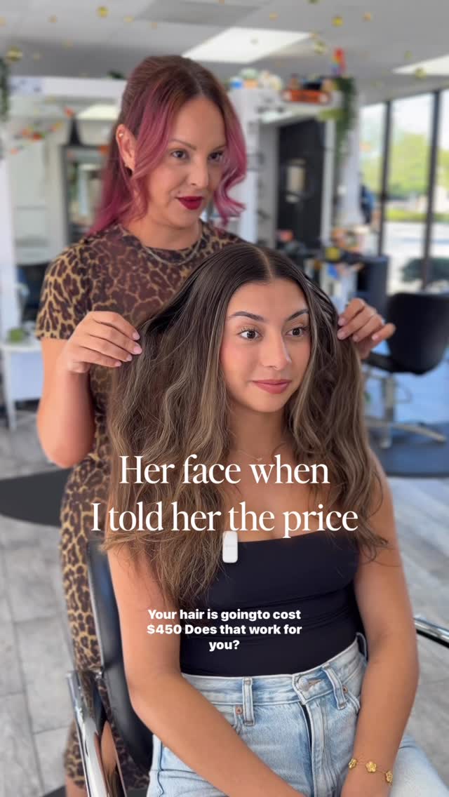 Instagram post by @mirellamanelli for Framar. Caption reads: Her reaction when I said $450… 😳
“Mhm.”

I ended....