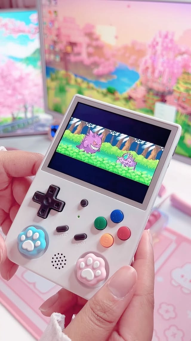 Instagram post by @shaunychu for LITNXT. Caption reads: Anbernic RG353V 👾 From @litnxt_official ! This....