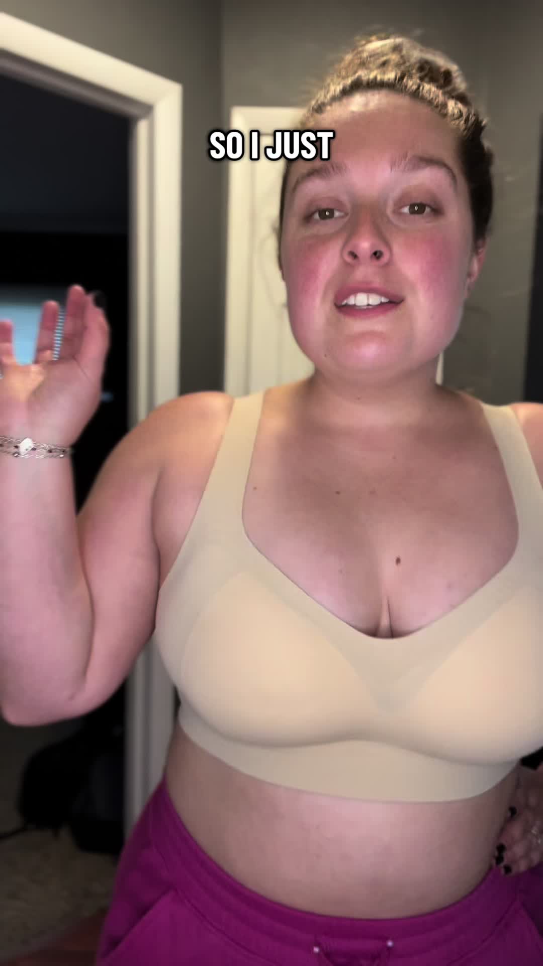 TikTok post by @chloe.rose050 for Soft Intention. Caption reads: @Soft Intention has the comfiest, seamless, [...].